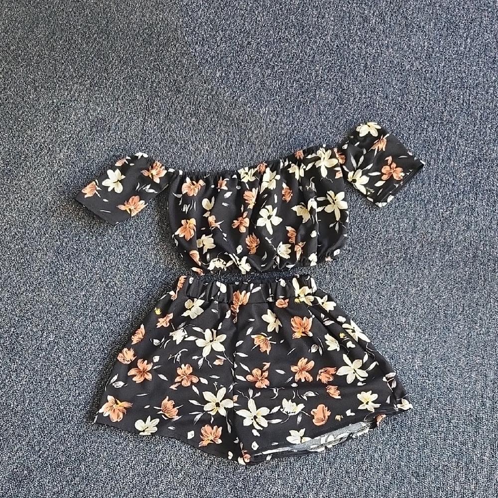 Shein Top And Short Set